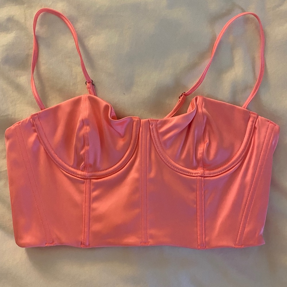 Hot pink bustier from Whitefox Boutique